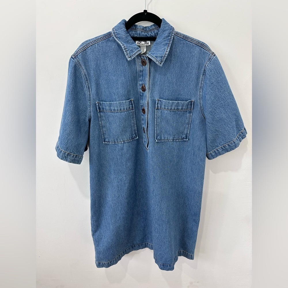 Future Collective Women’s Denim Dress - M - Picture 4 of 8